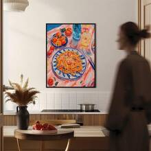 1pc, Wall Arts, Vintage Posters, Italian Food Posters Kitchen Wall Art Gifts For Pasta Lovers And Foodies Italian Food Prints, Tomato Prints, Living Room Decor, Bedroom Decor Aesthetic, Housewarming Gift, Unframed