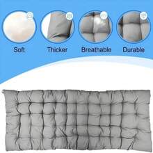 KNERS Folding Bed With Cushion - Lightweight And Portable Single Size, With Sturdy Metal Frame, Ergonomic, Suitable For Outdoor Sports, Summer Exploration, Beach, Picnic - Durable Foldable Design, Camping Accessories, Comfortable Fabric - Phiên bản nâng cấp - có đệm bông - khả năng chịu tải 450 pound - Xem 5