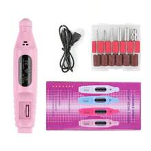 Polishing Pen, Nail Removal Portable Electric Pen, Dead Skin Removal Nail Polish Machine Tool Set, Nail Electric Polishing Machine