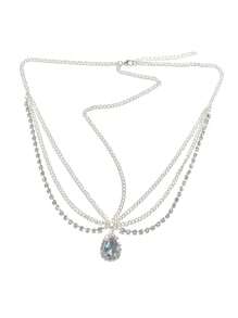 1pc Elegant Bohemian Beaded Hair Chain Accessory, Hair Accessories, Head Chain, Head Pieces Jewelry
