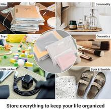25-Pack Frosted Zipper Bags For Clothes – 10x8" Plastic Shirt Bags For Packaging T-Shirts, Swimsuits, Bikinis, 3 Mil With Vent Holes & Reinforced Sides - 磨砂 - 查看 6