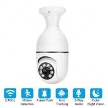 1 pezzo Telecamera E27 HD, visione remota senza fili e Wi-Fi a 360 gradi, rilevamento del movimento e allarme, audio bidirezionale e illuminazione notturna, ideale per la sicurezza domestica, assistenza agli anziani e ai bambini, con visione notturna incorporata, supporto per archiviazione cloud e scheda microSD - perfetto per il monitoraggio di bambini e animali domestici e la sicurezza domestica - ideale come regalo per la famiglia