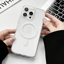 Transparent Acrylic Magnetic Phone Case, Compatible With Apple 11/12/13/14/15/16,  Resistant To Yellowing And Drops,New Case! Peel Off Protective Film Before Use