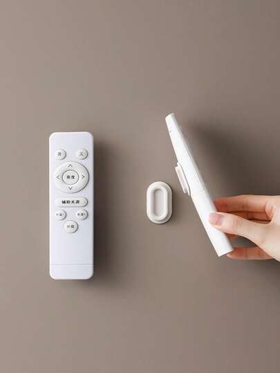1 suport magnetic pentru telecomandă - Suport magnetic de perete din silicon îmbunătățit pentru telecomenzi TV, ventilator și AC - Autoadeziv, fără găurire, suport de perete pentru telecomandă, suport inovator pentru telecomandă de perete din silicon, suport autoadeziv pentru telecomandă TV care nu necesită găurire, potrivit pentru ventilator și telecomenzi AC de acasă, organizator magnetic de perete pentru depozitare în sufragerie pentru telecomandă și articole mici de încărcare, fără pierderi (Capacitate unică a suportului: 200 g, poate fi combinat pentru o capacitate mai mare)