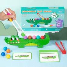 Juguetes de madera para desarrollo de motricidad fina y educación temprana, juegos de concentración y emparejamiento para niños, juguetes Montessori de matemáticas y ayudas didácticas para educación temprana, juguetes de pensamiento y clasificación para entrenamiento de concentración, ayudas de aprendizaje para jardín de infantes, juguetes Montessori de emparejamiento - Multicolor - Ver 7