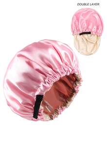 Women's Reversible Double-Sided Adjustable Satin Sleeping Cap Bonnet, Heat Caps For Beauty Treatment Sleep Bonnet - DX10A - View 18