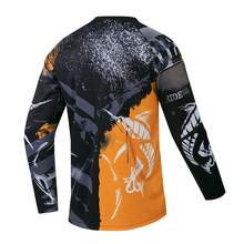 TELEYI Men's Lightweight Quick-Dry Fishing Shirt - Moisture-Wicking Breathable Long Sleeve Top Color Sleeves For Outdoor Activities, Hiking, Camping, Boating, Fishing Gear | Contrast Sleeve Design | Branded Apparel, Fishing Accessory