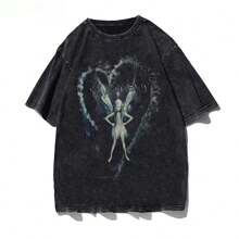 Refreshing Summer Oversized Loose Washed Cotton T-Shirt Men And Women Can Be Short-Sleeved Round Neck Fashion Brand New Arrival Of Summer T-Shirts