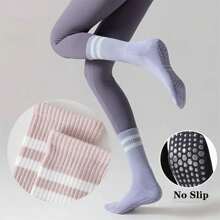 8 Pairs Women's Pilates Grip Socks, Non-Slip, Multicolor, Barefoot Exercises, Suitable For Pilates, Yoga, Gym, Jogging, Dancing, Ballet