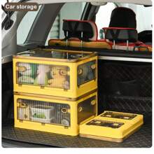 1 Stück Faltbare Aufbewahrungsbox für Outdoor, multifunktionale Kfz-Organizer Box, Haus-Krimskrams Box, tragbare Falt-Camping Kiste