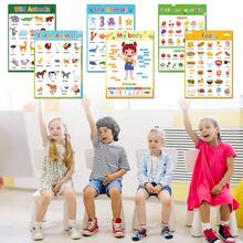 10 Colorful English Educational Posters For Toddlers English Posters For Classroom - English Preschool Posters In English Classroom Decorations, Classroom Decor English Alphabet For Classroom Wall Art Early Learning Materials Educational Toy For Kids - Multicolor - View 13