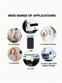 قطعة واحدة - حامل هاتف محمول من السيليكون بكوب شفط، تركيب لاصق عالمي، ملحقات سيليكون متعددة الوظائف الإبداعية، مناسب لأنواع الهواتف المحمولة المختلفة، يوفر استقرار للفيديو والصور الذاتية