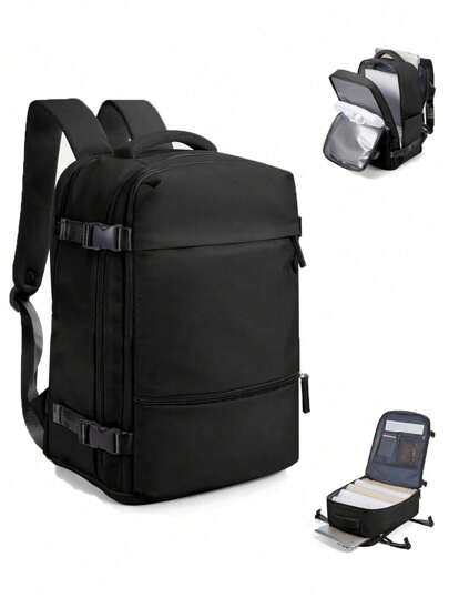 Mochila de viaje grande unisex mochila para portátil de negocios, bolso de cabina 40x20x25, mochila de viaje aprobada por la aerolínea, impermeable, multifuncional, con compartimento separador seco-húmedo, para estudiantes de secundaria, bolso de viaje, bolso de computadora