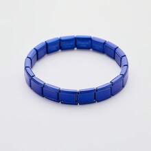 1PC Solid Color Stainless Steel Elastic Bracelet, Can Be Freely Matched And Spliced, Can Be Used As A Bracelet Or Foot Ring Etc