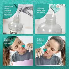 GuruNanda Sinus Rinse Bottle 240ml - Easy Squeeze  Irrigator For Daily  Cleansing - 鼻腔沖洗瓶 - 查看 6