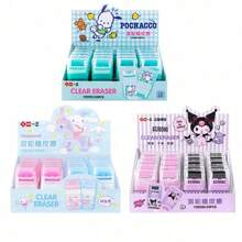 Sanrio 1pc Sanrio Family Cartoon Design Rubber Stamp, Cute Creative Eraser For Students