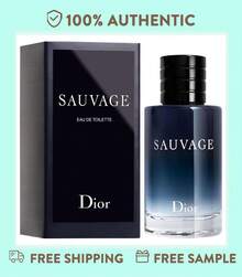 Dior Sauvage Eau De Toilette Mini For Men, 0.34 Oz / 10ml Splash Cologne - Citrus & Wood Fragrance With Bergamot & Amberwood - Travel Size - Sauvage EDT - 查看 1