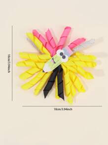 2pcs Back To School Korker Bows For Girls Cute Apple Pencil Bow Hair Clips Red Yellow Green Grosgrain Ribbon Bow Alligator Clips With Apple Pencil Accessory Cute Pencil Apple Curly Bow Barrettes For Frist Day Of School Kids Hair Accessories