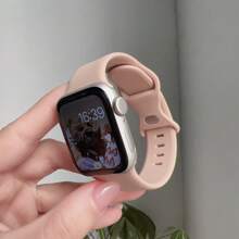 1 pièce Bracelet mince en silicone compatible avec pour femmes Sport 38mm 40mm 41mm 42mm 44mm 45mm 46mm 49mm, bracelet fin en caoutchouc compatible avec Série Ultra S10 9/8/7/6/5/4/3/2/1 SE