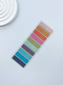 1000pcs Sticky Back Paper Tags, 5 Styles, PET Material, Index Markers, Pastel Colors, For Office, School, Bookmark (Multi-Color) School Supplies,Back To School