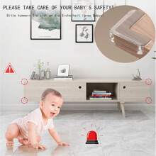 12 piezas Protectores de esquinas de seguridad, protectores de bordes de mesa transparentes, topes de esquinas de muebles, adhesivo fuerte, protegen a los bebés, protectores de esquinas transparentes para bebés, protectores de esquinas de muebles