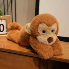 40cm Cute Monkey Plush Doll | Soft Adorable Comfort Doll For Children | Healing Birthday Gift For Boys, Girls, Friends, Home Decor Stuffed Pillow