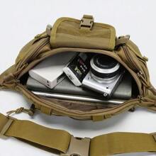 New Outdoor Waist Bag Men Waterproof Molle Camouflage Hunting Hiking Climbing Fishing Nylon Belt Pack Combat Chest Bags Gear
