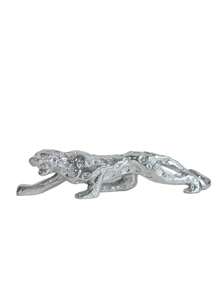 5pcs Resin Leopard Sculpture In Assorted Colors, Ideal Home Decor Animal Figurine For Living Room, Desk, Cabinet, Holiday Gift And Tabletop Decoration