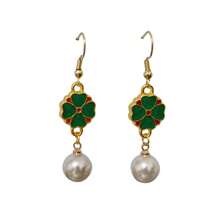 Vintage New Chinese Style Drop Earrings, Long Dangle Design For Party Holiday Daily Wear In Summer