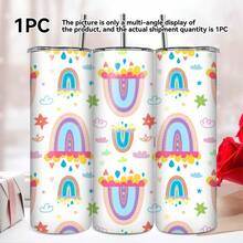 1个20盎司直身水杯，款式多样，双层隔热吸管杯，配有杯刷、杯盖，使用和清洁方便，非常适合作为生日礼物、节日礼物赠送给家人和朋友