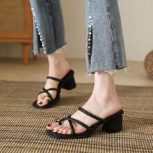 Sandalias con tacón para mujer
