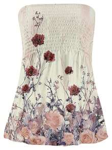 Women Tops - Ivory White - View 4