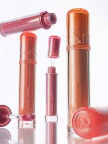 Rom&nd Romand Long-Lasting Juicy Lip Tint, No.10 Nude Apricot, Jelly Texture, Glossy & Luminous, Non-Sticky, Layerable, Lightweight & Long-Lasting, Angled Heart-Shaped Applicator, Pocket-Sized, Office-Ready Radiant Glow In 5 Seconds, Korean Makeup, 3.5g/0.12oz