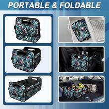 New  Car Trunk Organzier For Suv,Car Organziers And Storage With 6 Big Pocket,Car Accessories Women/Men 50L Waterproof Polyester Car/SUV/Minivan/Truck(Medium, Leaves) - 樹葉 - 查看 4