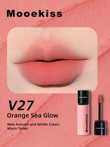 Mooekiss 丝绒哑光唇泥，美白唇膏，不易弄脏杯子 - V27 - 查看 2