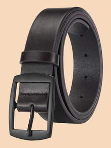 2 件装新款时尚奢华男士皮带 PU 皮带金属针扣高品质名牌设计师腰带牛仔裤女士腰带加大码