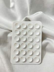 5pcs Multi-Functional 24-Hole Square Silicone Rubber Phone Suction Cup Stand, With Strong Silicone Rubber Suction Cups To Fix The Phone And Prevent It From Falling, Suitable For Various Scenarios Such As Video Shooting And Selfies - Multicolor - View 5