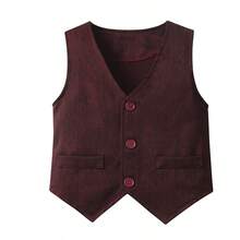 3 pezzi Set abbigliamento per ragazzi giovani, inclusi camicia con papillon, gilet e pantaloncini con bretelle regolabili, adatto per occasioni, feste, eventi formali, matrimoni, battesimi, cerimonie, rientro a scuola, compleanni, per neonati da 1 mese a 2 anni e bambini piccoli da 3 a 7 anni