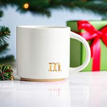 Ceramic Mugs, 15 Oz Golden Initial Coffee Cups, Elegant Alphabet Tea Mugs, Elegant Personalized Mug With Box, Luxurious Cups Office And Home () - Gold-g - View 5