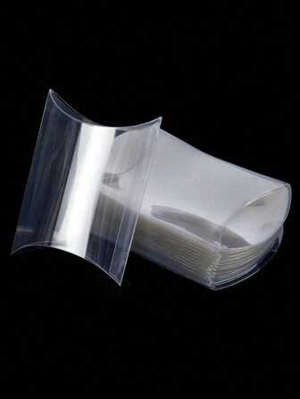 20-200个PVC透明枕头礼盒，塑料包装盒，适用于生日、婚礼、派对礼品包装