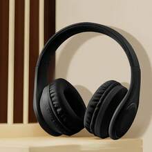 Wireless Headphones, Stereo Bass With Powerful Continuity And Zero Pressure Sensitive Design, Foldable, Lightweight, And Portable For Comfortable All-Day Wear - Black - View 7