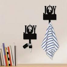 CIFbuy 1 Piece Of Exquisite Christmas Hook, Suitable For, Exquisite Craftsmanship, Unique Shape, Can Easily Hang Christmas Stockings, Lights And Other Decorations - A Great Choice To Add Christmas Atmosphere, Suitable For Bedrooms, Entrances And Other Spaces Decorative Hooks