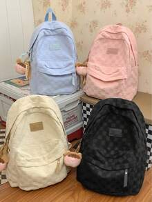 Women's Backpack With Large Capacity And Multiple Pockets, Lightweight And Fashionable, Essential School Backpack For Students, Computer Backpack, Large Functional Laptop Backpack - Black - View 10