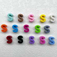 5 قطع خرز أبجدي إنجليزي كبير الثقب من مادة الأكريليك، إكسسوارات مجوهرات DIY، مواد حرفية لتعليقات الهاتف والمفاتيح، هدايا إبداعية
