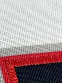 Atonmore Camiseta casual de cuello en V con bordado y costuras de manga corta, color azul, para hombre - Estilo jersey de fútbol americano, rugby y deportivo