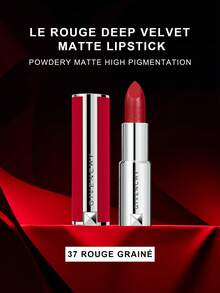 Givenchy Le Rouge Deep Velvet Powdery Matte High Pigmentation Lipstick #N37 -0.12 Oz./3.4g