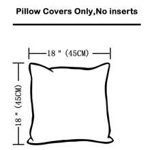 2 Stücke orange Kürbis Quadratische Kissenbezüge, Halloween Kissenbezug, Kissenfüllung nicht enthalten