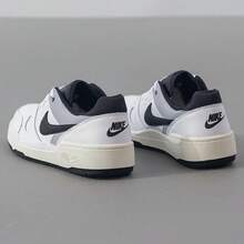 Nike 男士 FULL FORCE 复古休闲运动鞋，低帮滑板鞋，款式 FB1362-101，2026 新款上市 - 白色 - 查看 7