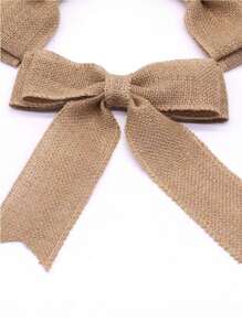 Handmade Vintage Thick Fiber Bow, DIY Decoration For Graduation Party, Wedding, Christmas, Birthday, Holiday Gift