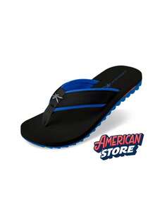 Sandália Chinelo Kivah Knnr Masculino Unissex Casual Adulto Cushy Envio Imediato Lançamento - Azul Marinho - Visão 1